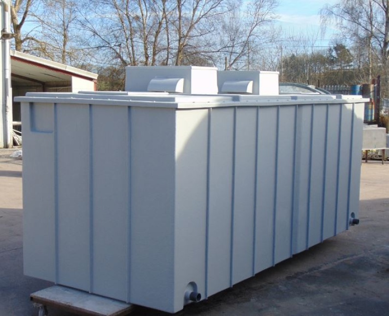 1500 Litre 330 gallon 1.5x1x1m Pre Insulated Semi Sectional Water Tank with Horizontal Joint